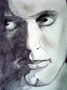 Robert Smith (The Cure) drawing